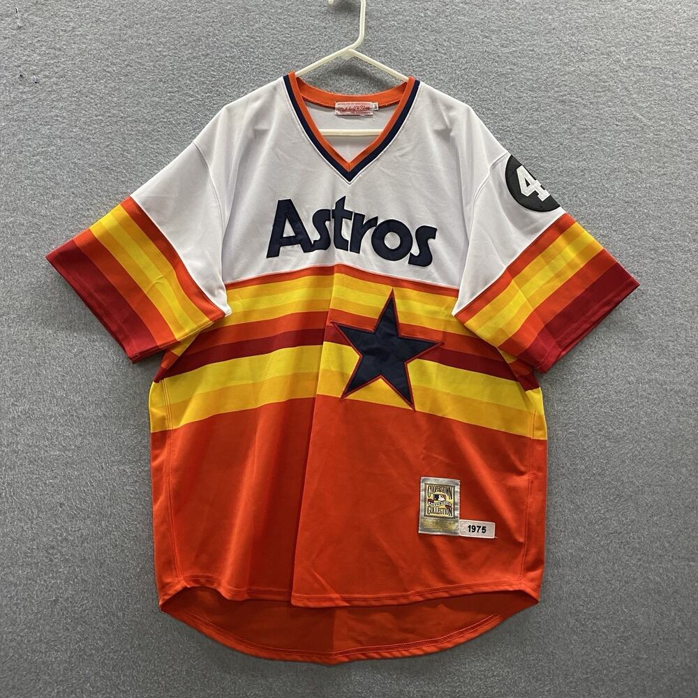 Mitchell & Ness Jose Cruz #25 Astros 1975 Tequila Sunrise Jersey 2XL USA